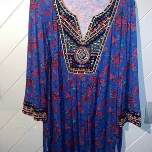 Beautiful beaded Multicolor tunic